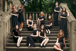 Picture Of Slavic Women On Staircase